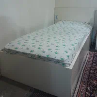تخت خواب سفید تک نفره