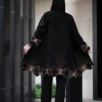 انواع مانتو مجلسی سوزن دوزی و جواهر دوزی و عبا|لباس|تهران, امجدیه (خاقانی)|دیوار