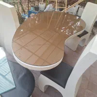 میز نهار خوری ۶ نفره،ویترین در حد،میز غذا خوری