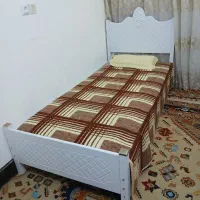 تخت خواب یک نفره با تشک