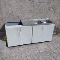 سینگ دوقلو با کابینت|لوازم سرویس بهداشتی|قلندر آباد, |دیوار