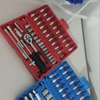 آچار بکس کوچک 46 عددی|ابزارآلات|رباط‌کریم, شهرک صنعتی زواره‌ای|دیوار