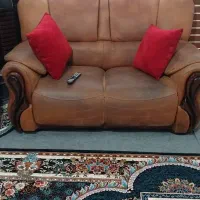 مبل سلطنتی ۷ نفره... و مبل چرم ۴ نفره|مبلمان خانگی و میز عسلی|محمودآباد, |دیوار