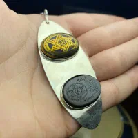 گردنبند ستاره داود مصور دار