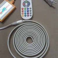 ریسه شلنگی RGB همراه با ترانس و ریموت نو