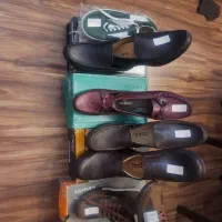 تعدادی کفش اورچنال چرم خالص