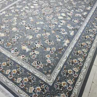 فرش 1200شانه ورساچه زمینه فیلی طوسی