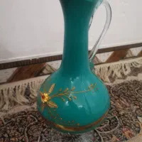 پارچ لیوان فیروزه ای