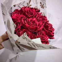 سفارش دسته گل روبانی|گل و گیاه طبیعی|آبدان, |دیوار