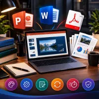 انجام کارهای wordو Powerpoint وpdfوکاردانشجویی
