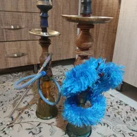 دو عدد قلیان چوبی ، معاوضه با کرنو