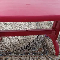 میز پلاستیکی 6نفره