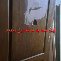 تعمیر ونقاشی درب های اتاقی ونصب نرده پله چوبی