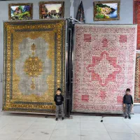فرش دوقلوها/عکس اگهی تخفیف۳۰درصدی واقعی دارد|فرش|شیراز, لاله|دیوار