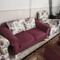 مبل ۷ نفره با میز فروش فوری|مبلمان خانگی و میز عسلی|قم, شهر قائم|دیوار