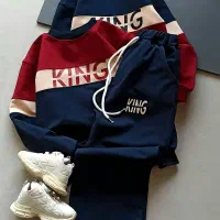 آنلاین شاپ،بلوز شلوار سایز بزرگ پسرانه kingstyle|کفش و لباس بچه|بناب, |دیوار