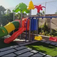 تاب و سرسره پارکی کد2برای باغ ویلا مدارس روف گاردن