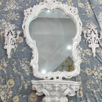 آینه و شمعدان پلی استر
