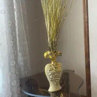 گلدان طلایی دکوری