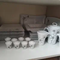 سرویس چینی 18 پارچه زرین اصل