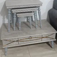 باسلام مبل فروشی همراه میز عسلی هفت نفره درحد نو