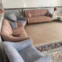 مبل ۷ نفره راحتی درجه یک|مبلمان خانگی و میز عسلی|جوانرود, |دیوار