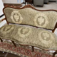 مبل استیل آلمانی ۹ نفره دو میز عسلی و یک جلو مبلی|مبلمان خانگی و میز عسلی|تهران, تهران‌ویلا|دیوار
