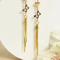 گوشواره آینه‌ای شراره دار اقساطی