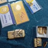 ۲۵۰گرم طلای آب شده با فاکتور ۱۵۰بالای تابلو