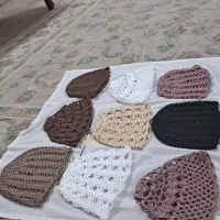 کلاه لیونی دست بافت زنانه ومردانه هر مدل بگی