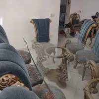 مبل سلطنتی ۷نفره و ناهارخوری ۸ نفره|مبلمان خانگی و میز عسلی|رشت, گلسار|دیوار