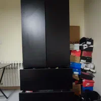 کمد مشکی ۲در و ۲ کشو