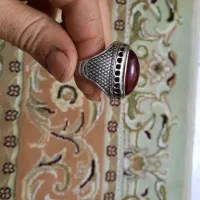 انگشتر یاقوت نقره وزن بالا