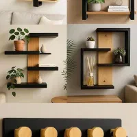 ساخت استند،شلف ،رگال چوبی|کتابخانه، شلف، قفسههای دیواری|بندر ماهشهر, |دیوار