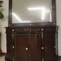 آینه کنسول تمام چوب