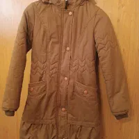 پالتو دخترانه تو پشم خارجی سالم مناسب 8تا 12 سال