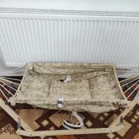 فروش کریر و ننو بانوج پایه چوبی همراه با پشه بند