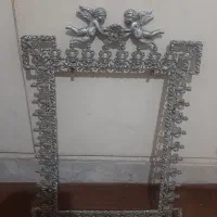 قاب آینه قدیمی نقره