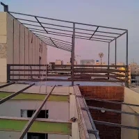 جوشکاری سایهبان پله آلاچیق|خدمات پیشه و مهارت|اهواز, زیتون کارمندی|دیوار