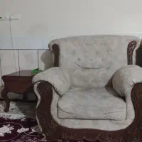 مبلمان ۸نفره با بهترین عسلی چوب|مبلمان خانگی و میز عسلی|الیگودرز, |دیوار