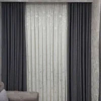 پرده همراه با تور