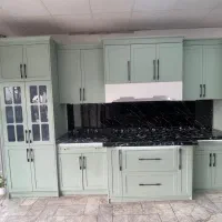 کابینت پلی اورتان دکور نمایشگاه کاملا نو