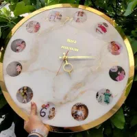 ساعت ماه‌گرد نوزاد|ساعت دیواری و تزئینی|یزد, |دیوار