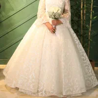 لباس عروس ساعز ۴۴تا ۴۶ نو