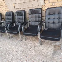 فروش صندلی مبلی چرم در حد نو
