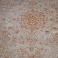 جفت قالیچه چله ابریشم طرح علیا 40رج|فرش|مراغه, |دیوار