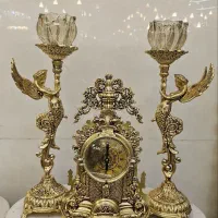 ساعت رومیزی شمعدونن کنارسالنی شمعدان|صنایع دستی و سایر لوازم تزئینی|مشهد, طلاب|دیوار