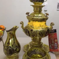 سماور زغالی سیاه قلم