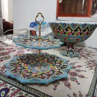 ظروف پذیرایی مینا کاری|ظروف سرو و پذیرایی|گرگان, |دیوار