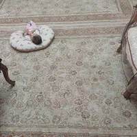 جفت فرش 6متری سالم و گل برجسته